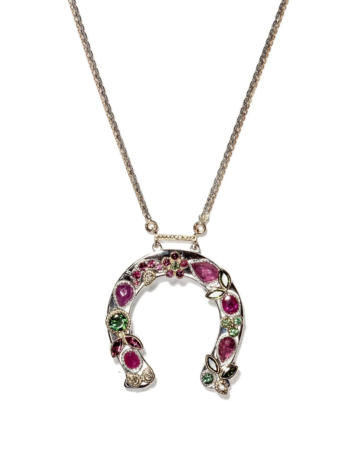 Horseshoe Flourish Necklace