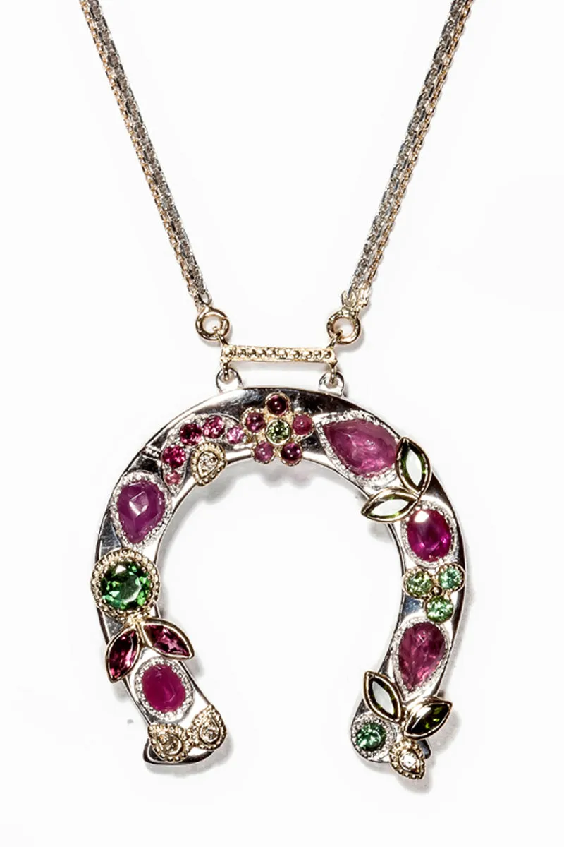 Horseshoe Flourish Necklace