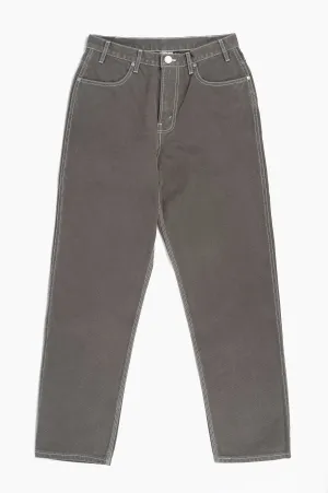HOUSE OF PAA FOUR POCKET CANVAS JEAN BROWN CHARCOAL