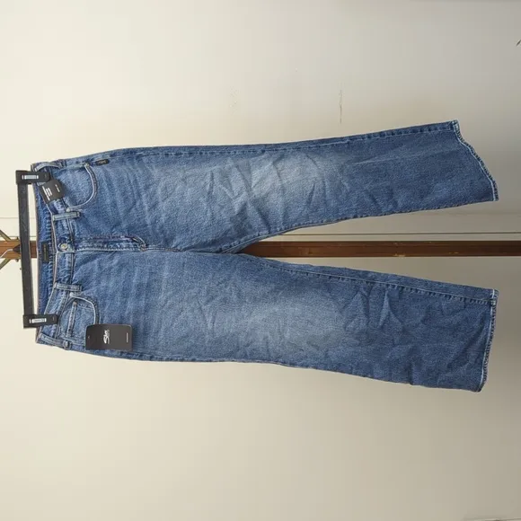 HP🥳 Silver Jeans Highly Desirable High Rise Trouser Leg Indigo Jeans Size 12