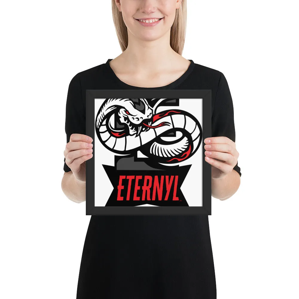 Infinity Serpent Framed poster