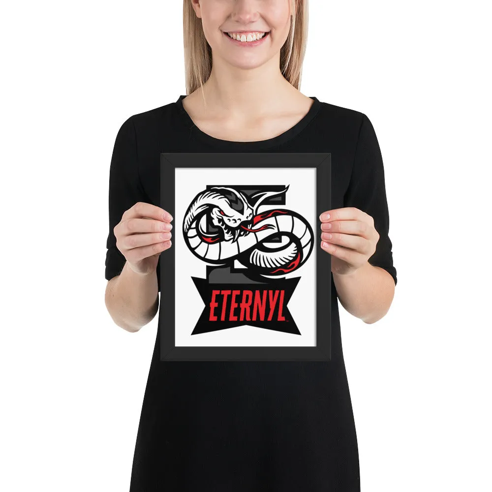 Infinity Serpent Framed poster