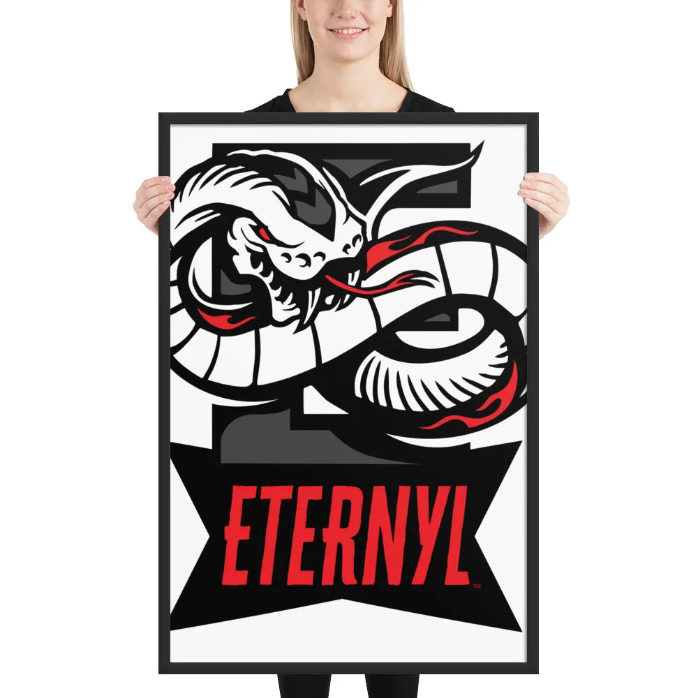 Infinity Serpent Framed poster