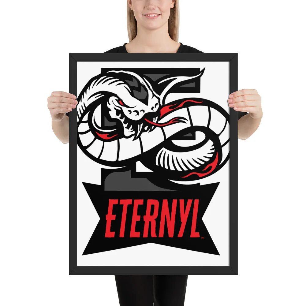 Infinity Serpent Framed poster