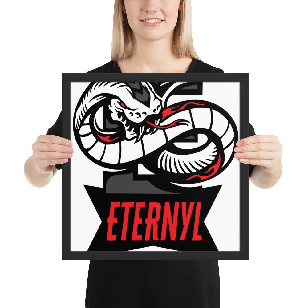 Infinity Serpent Framed poster