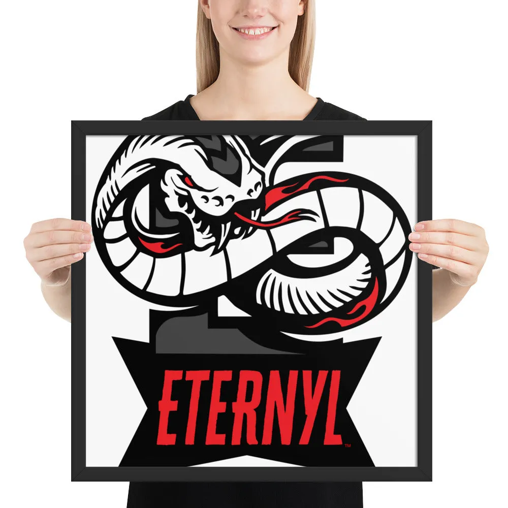 Infinity Serpent Framed poster