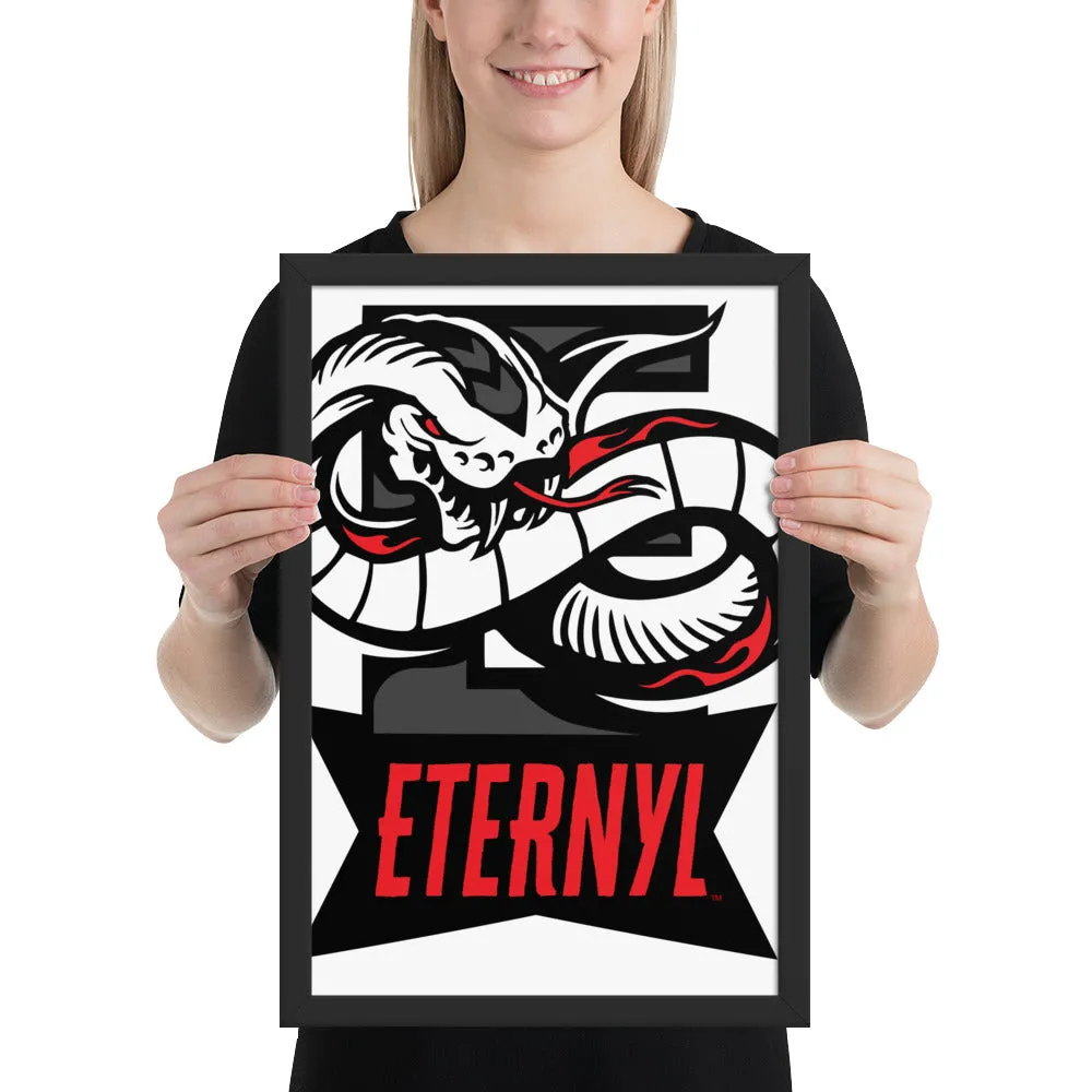 Infinity Serpent Framed poster