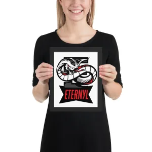 Infinity Serpent Framed poster