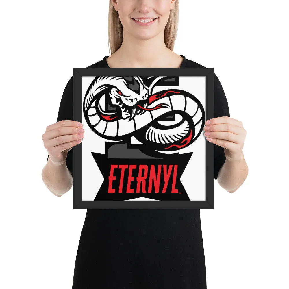 Infinity Serpent Framed poster