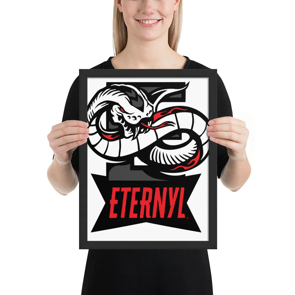 Infinity Serpent Framed poster