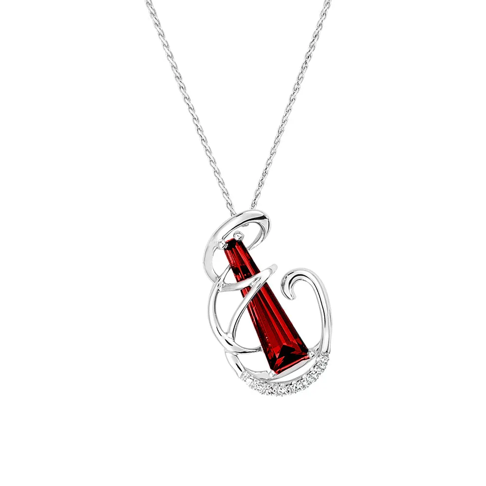 Initial Pendant Letter E