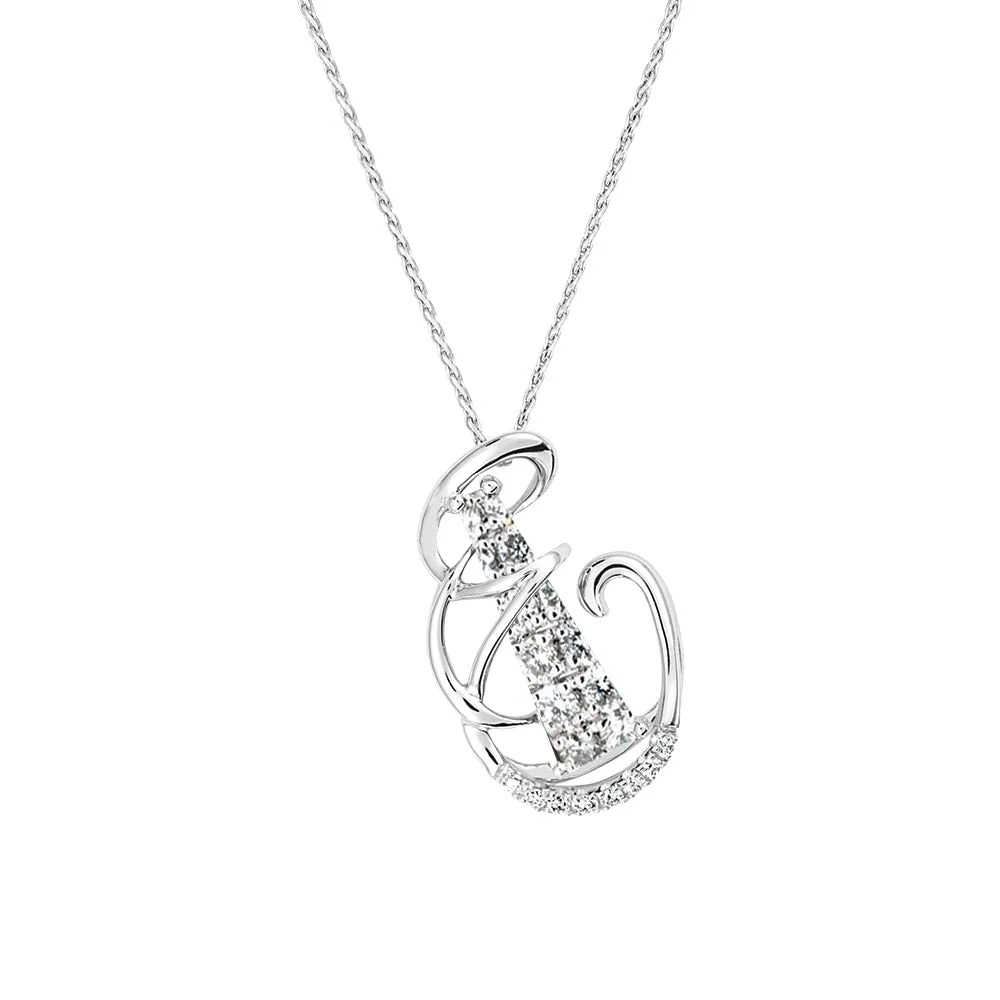 Initial Pendant Letter E