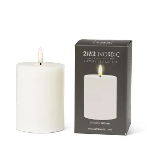 Ivory LED Pillar Candles
