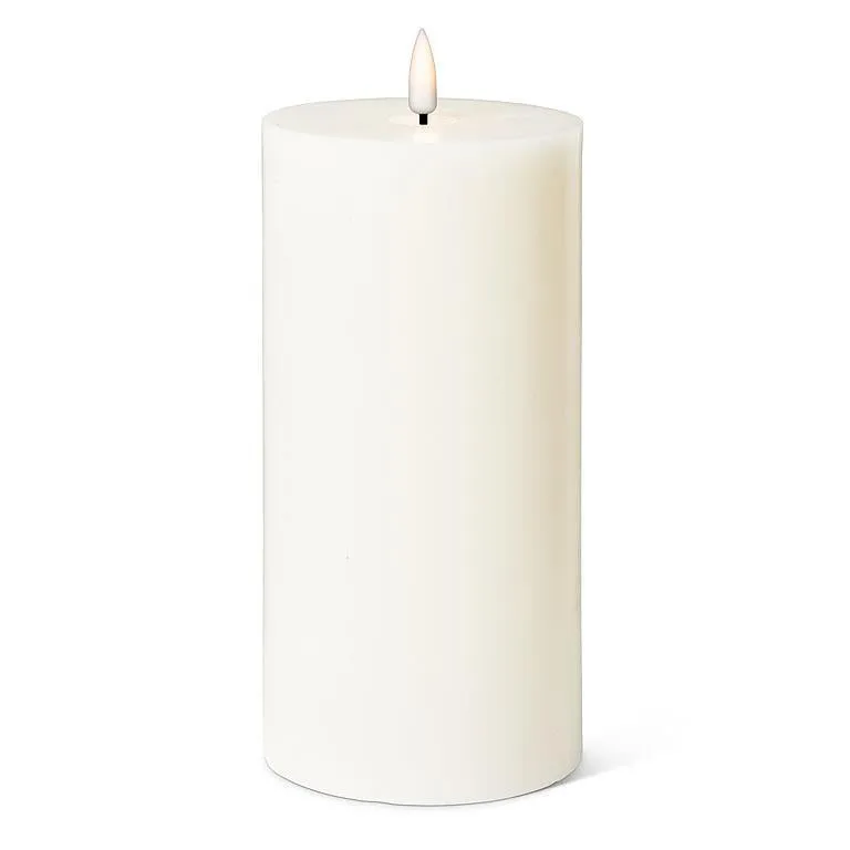 Ivory LED Pillar Candles