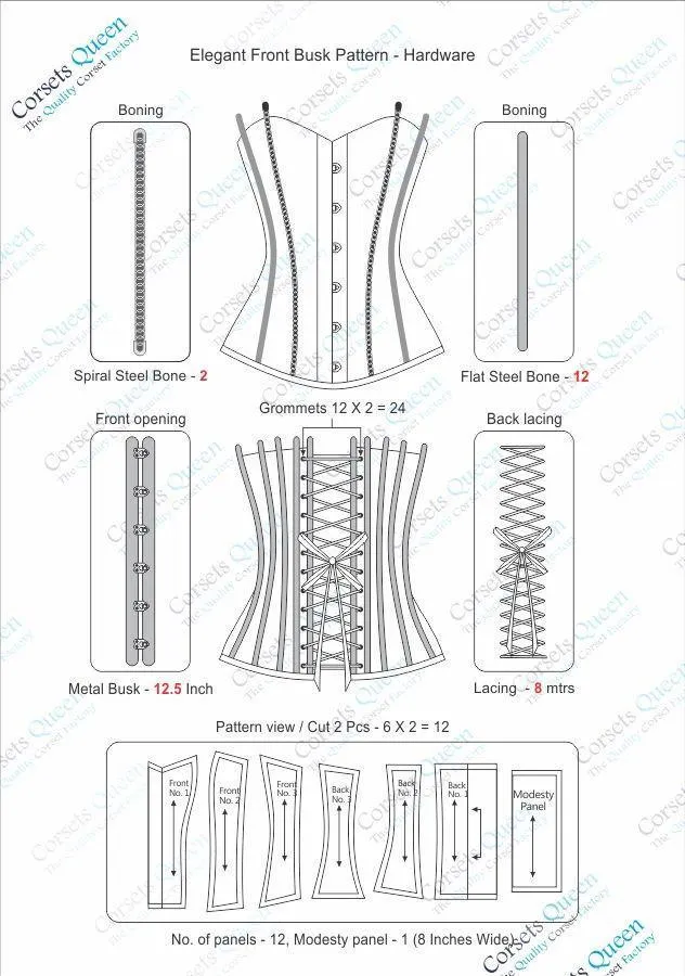 Ivory Overbust Corset