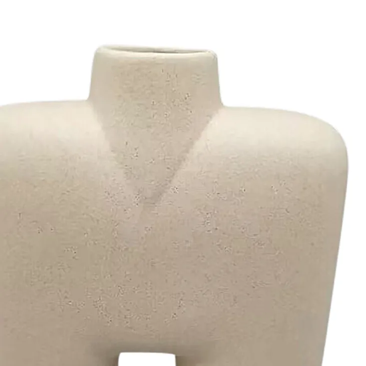 IVORY SQUARE SHAPE VASE