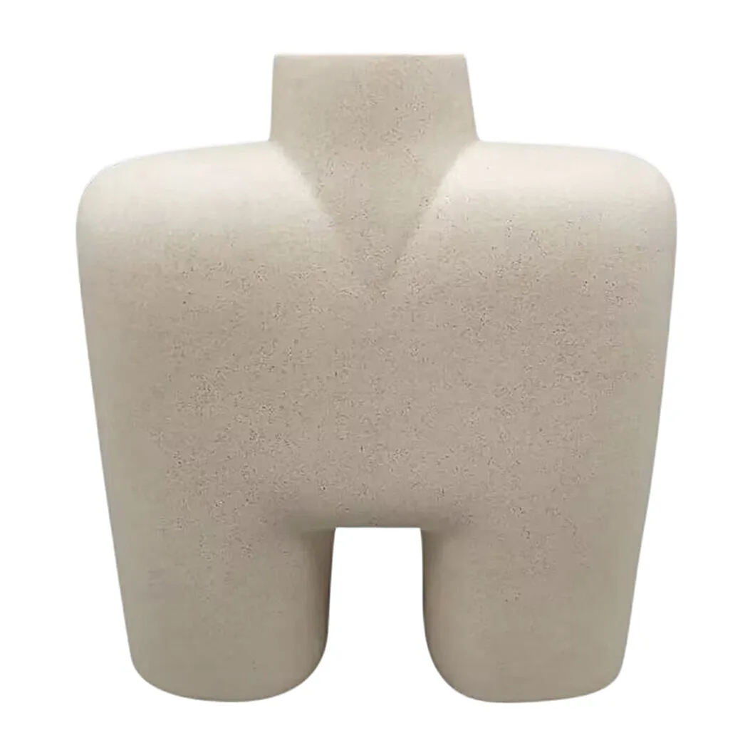 IVORY SQUARE SHAPE VASE