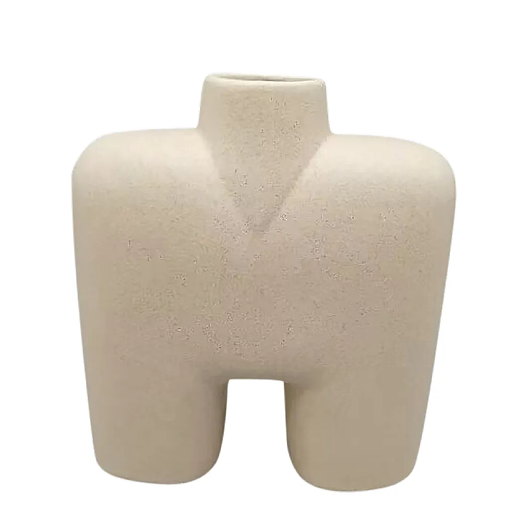 IVORY SQUARE SHAPE VASE