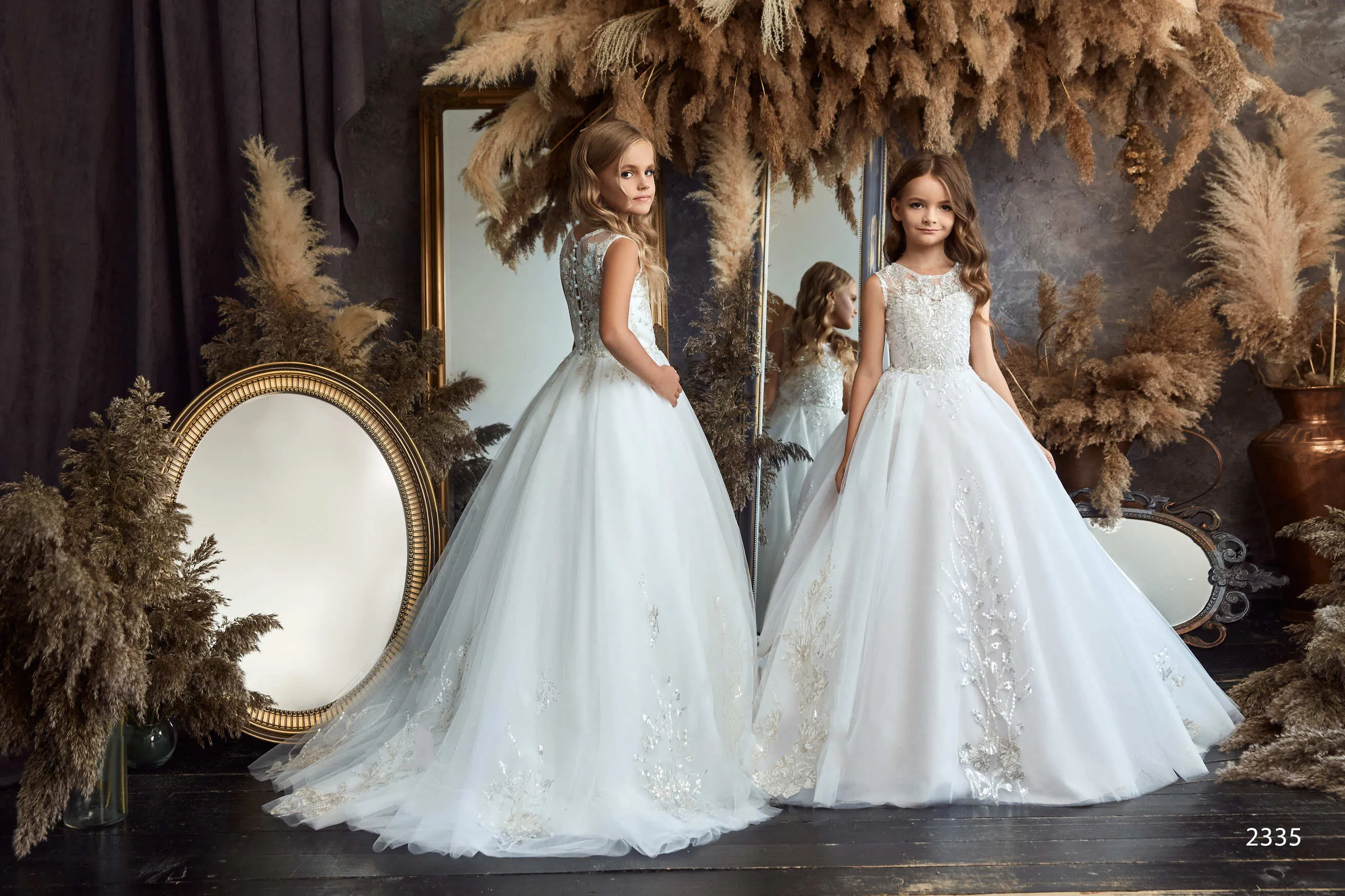 Ivory Tulle Special Occasion Dress