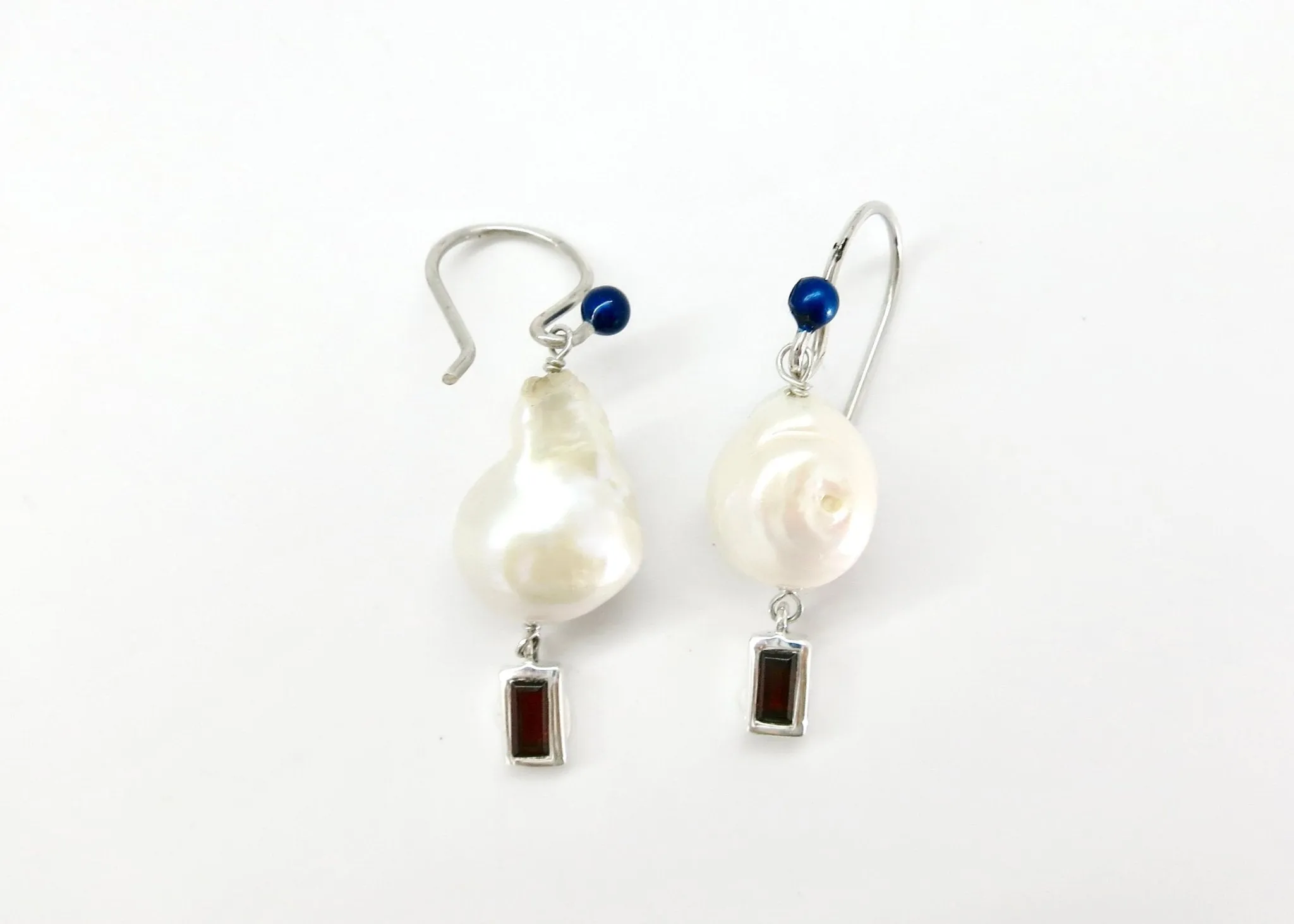 January (baroque pearl birthstone earrings)