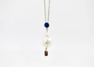 January (baroque pearl birthstone necklace)