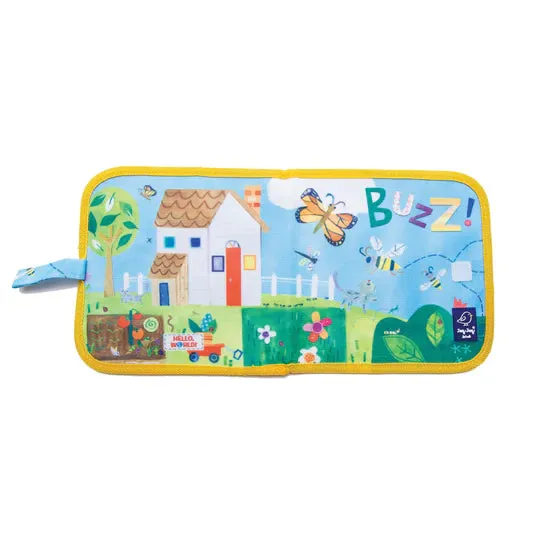 Jaq Jaq Bird - Erasable Book - Backyard Bugs