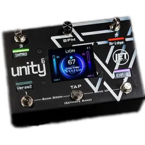JET PEDALS Unity 6 - Black/White