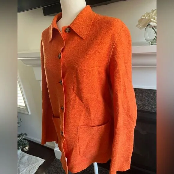 J.Keydge 100% Wool Cardigan Size 2
