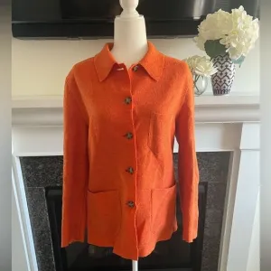 J.Keydge 100% Wool Cardigan Size 2