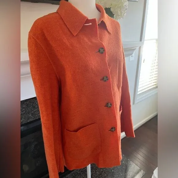 J.Keydge 100% Wool Cardigan Size 2