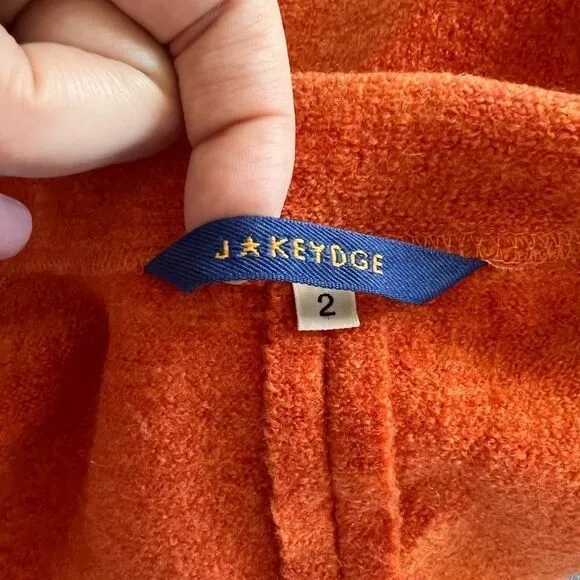 J.Keydge 100% Wool Cardigan Size 2