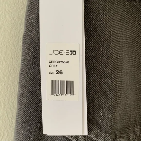Joe's Jeans x WeWoreWhat The Danielle High Rise Vintage Straight Jeans in Grey