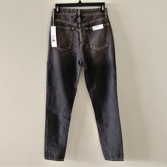 Joe's Jeans x WeWoreWhat The Danielle High Rise Vintage Straight Jeans in Grey