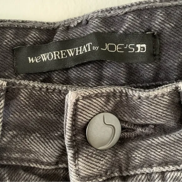 Joe's Jeans x WeWoreWhat The Danielle High Rise Vintage Straight Jeans in Grey