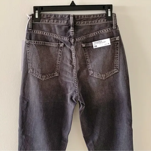 Joe's Jeans x WeWoreWhat The Danielle High Rise Vintage Straight Jeans in Grey
