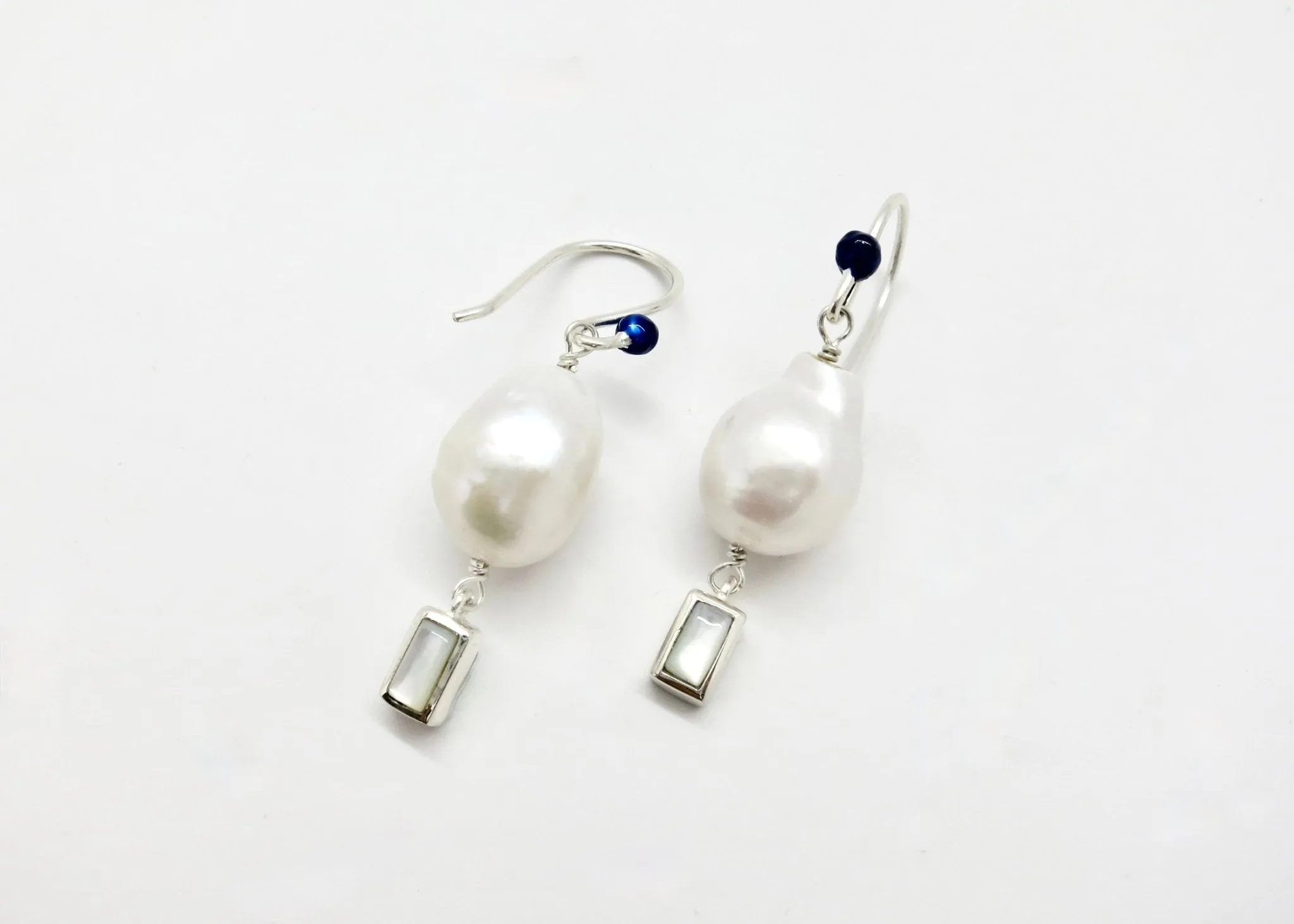 June (baroque pearl birthstone earrings)