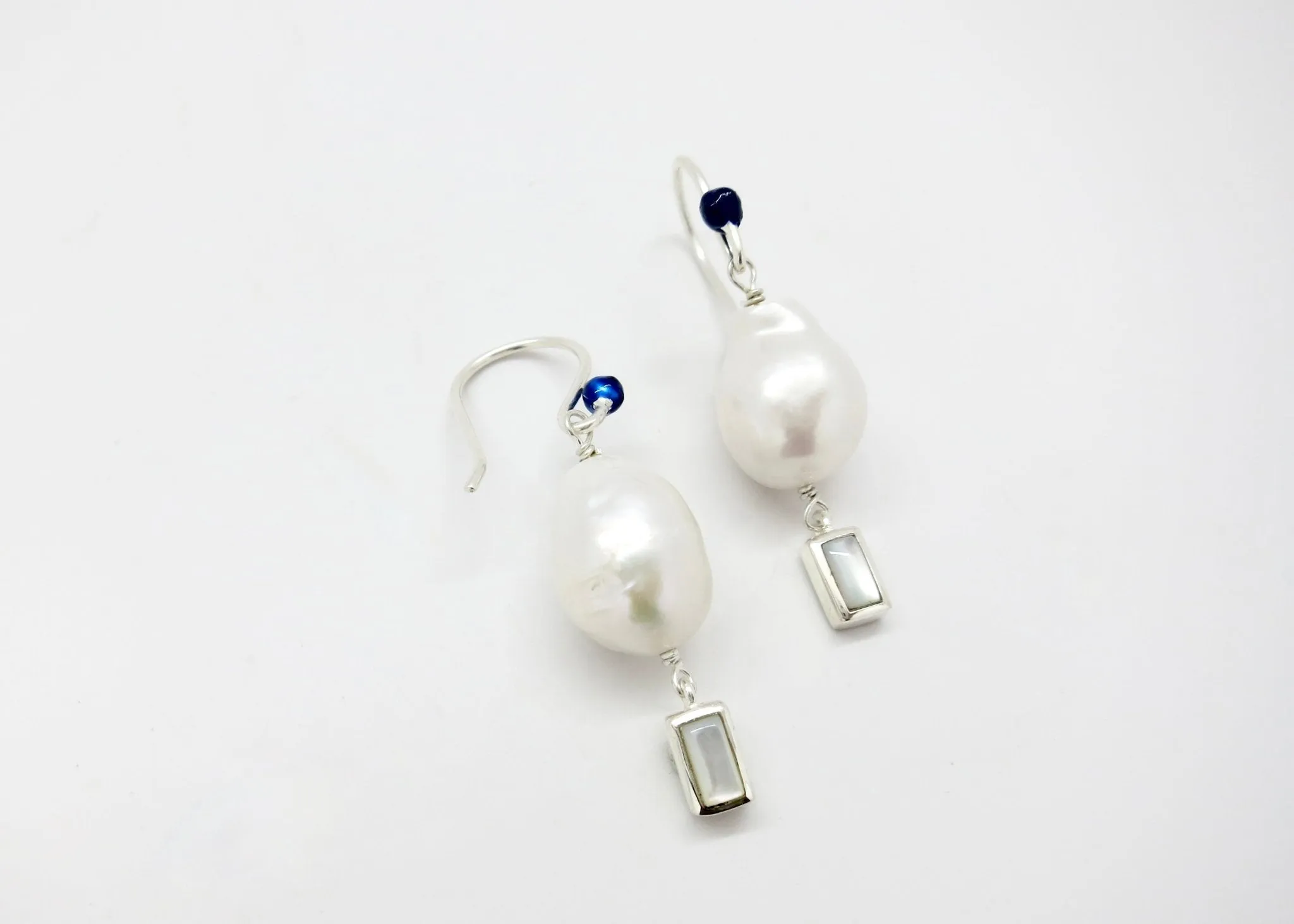 June (baroque pearl birthstone earrings)