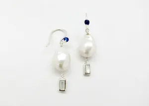 June (baroque pearl birthstone earrings)