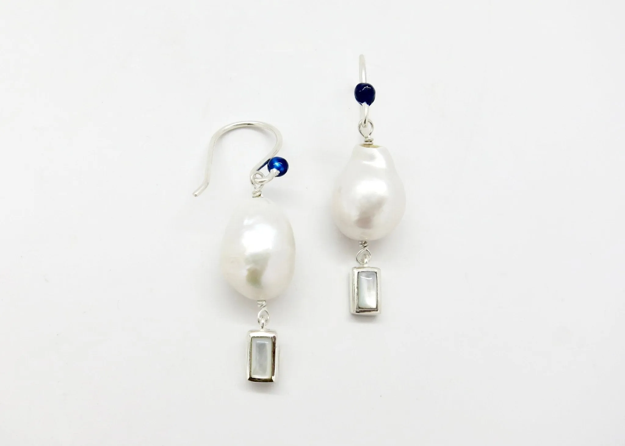 June (baroque pearl birthstone earrings)