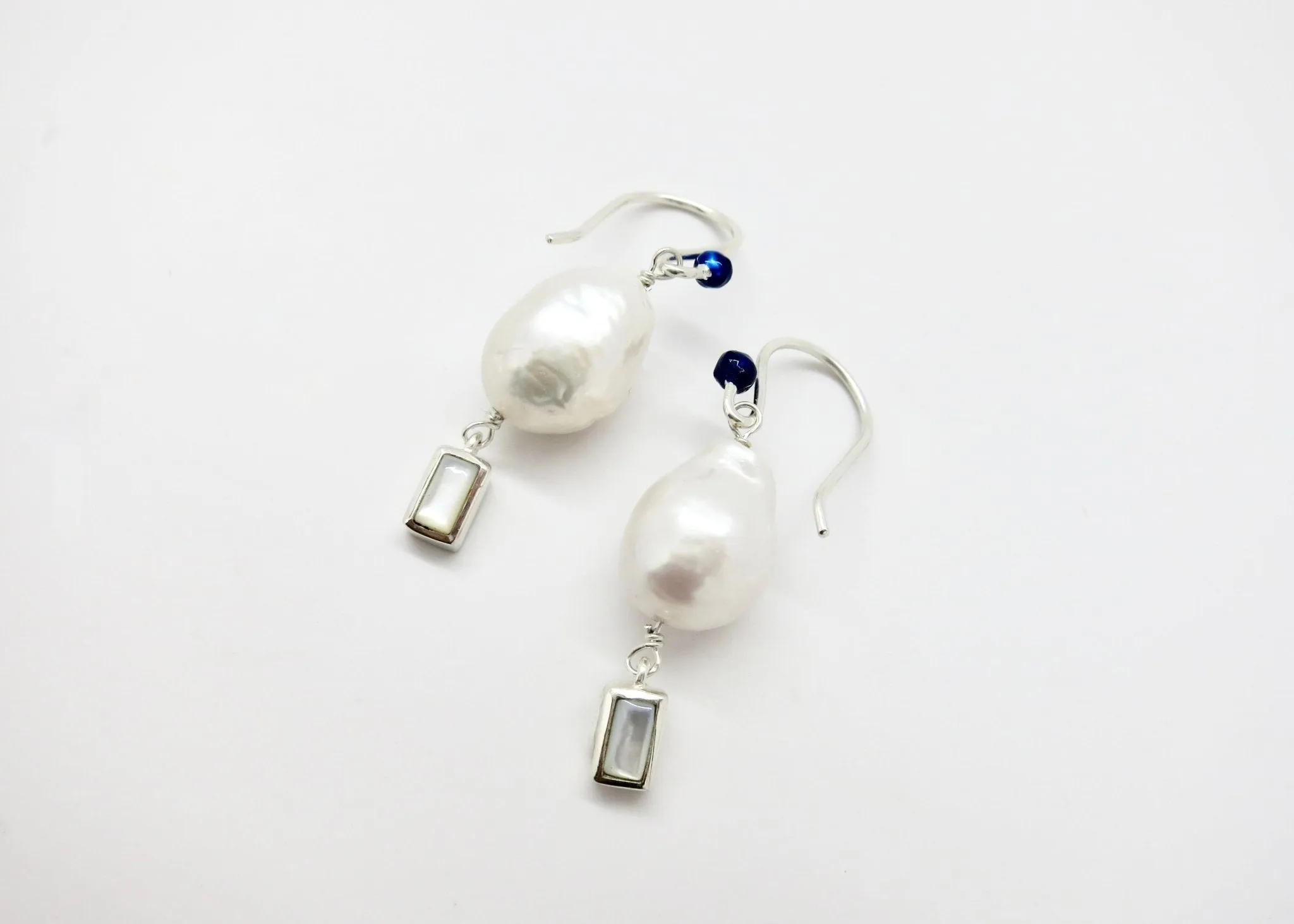 June (baroque pearl birthstone earrings)