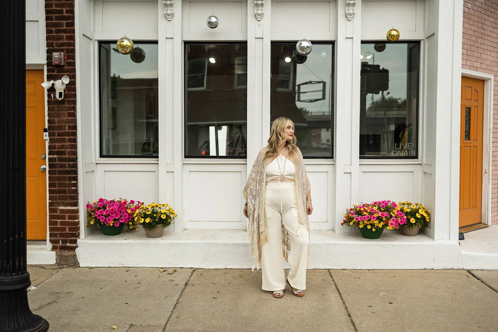 kathleen pants in ivory