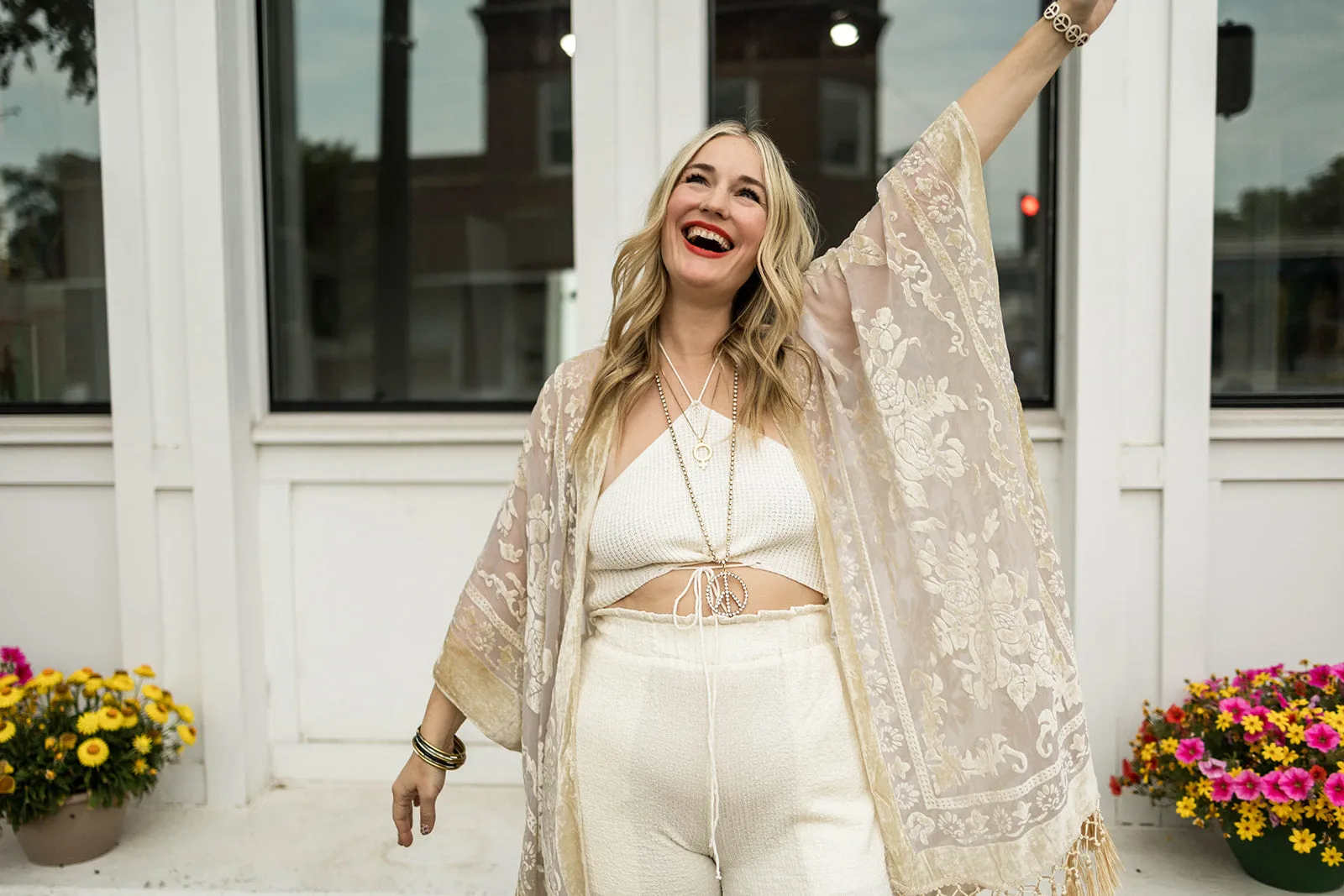 kathleen pants in ivory