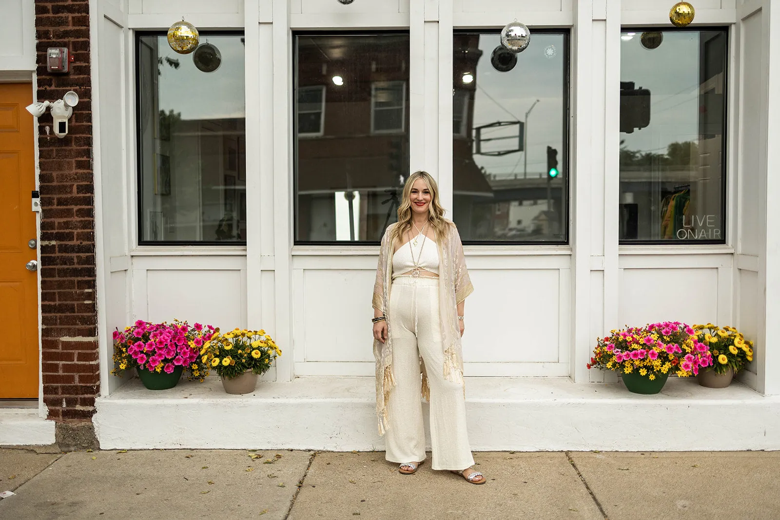 kathleen pants in ivory