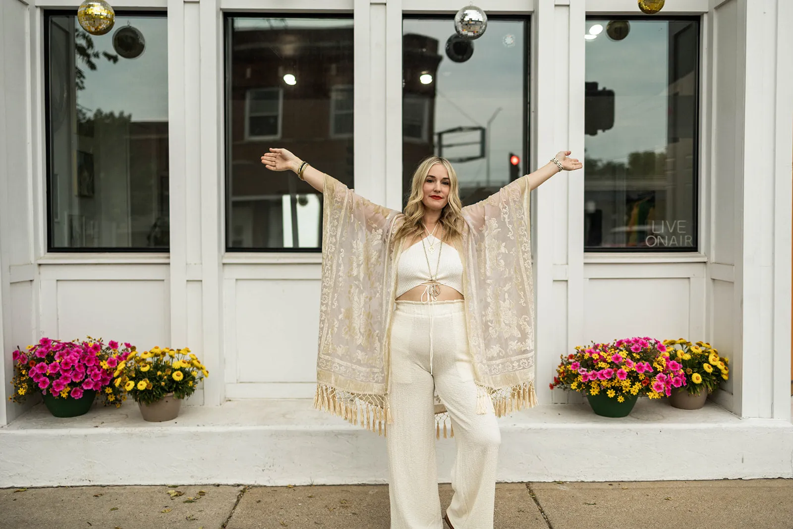 kathleen pants in ivory