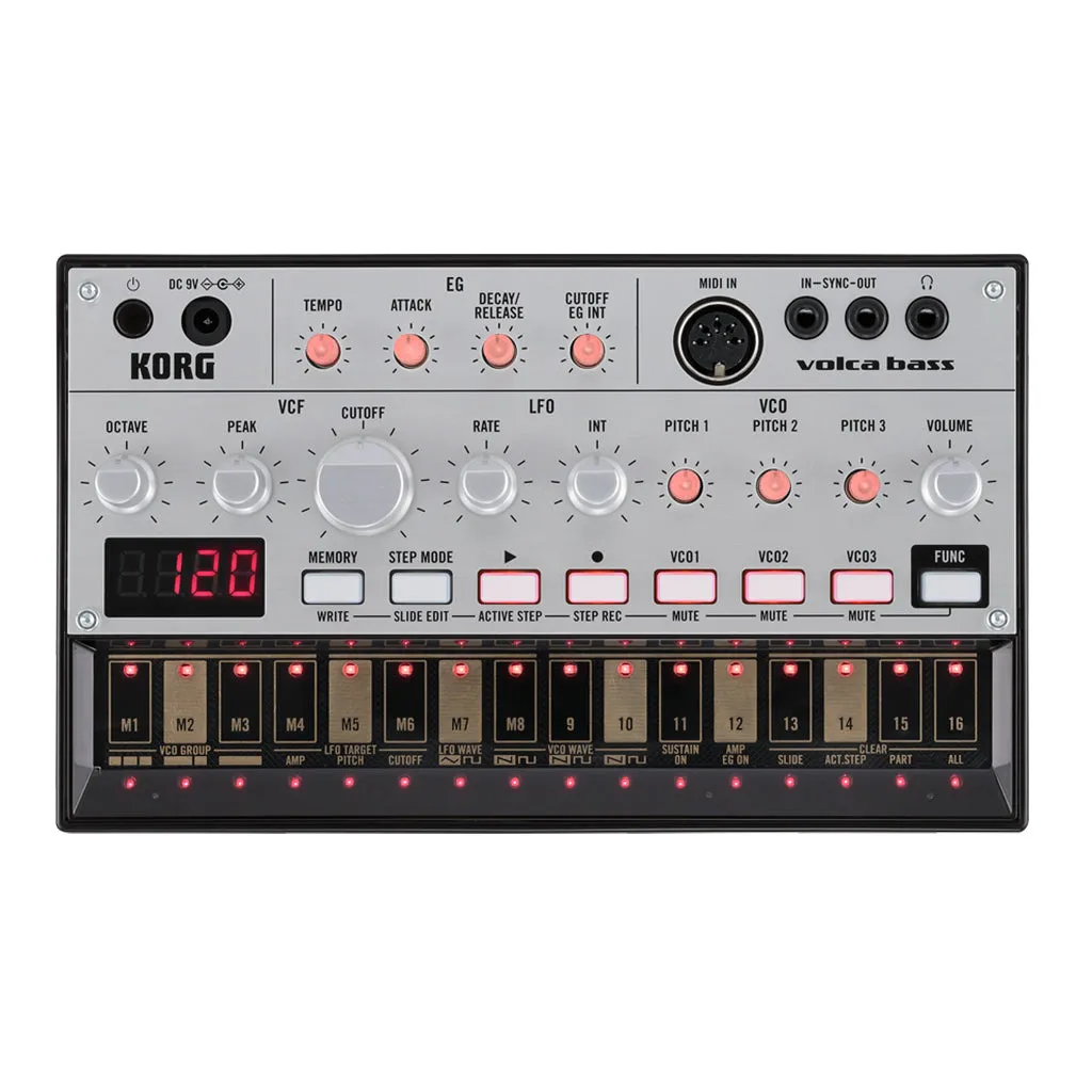 Korg Volca Bass Analog Bassline Synthesizer