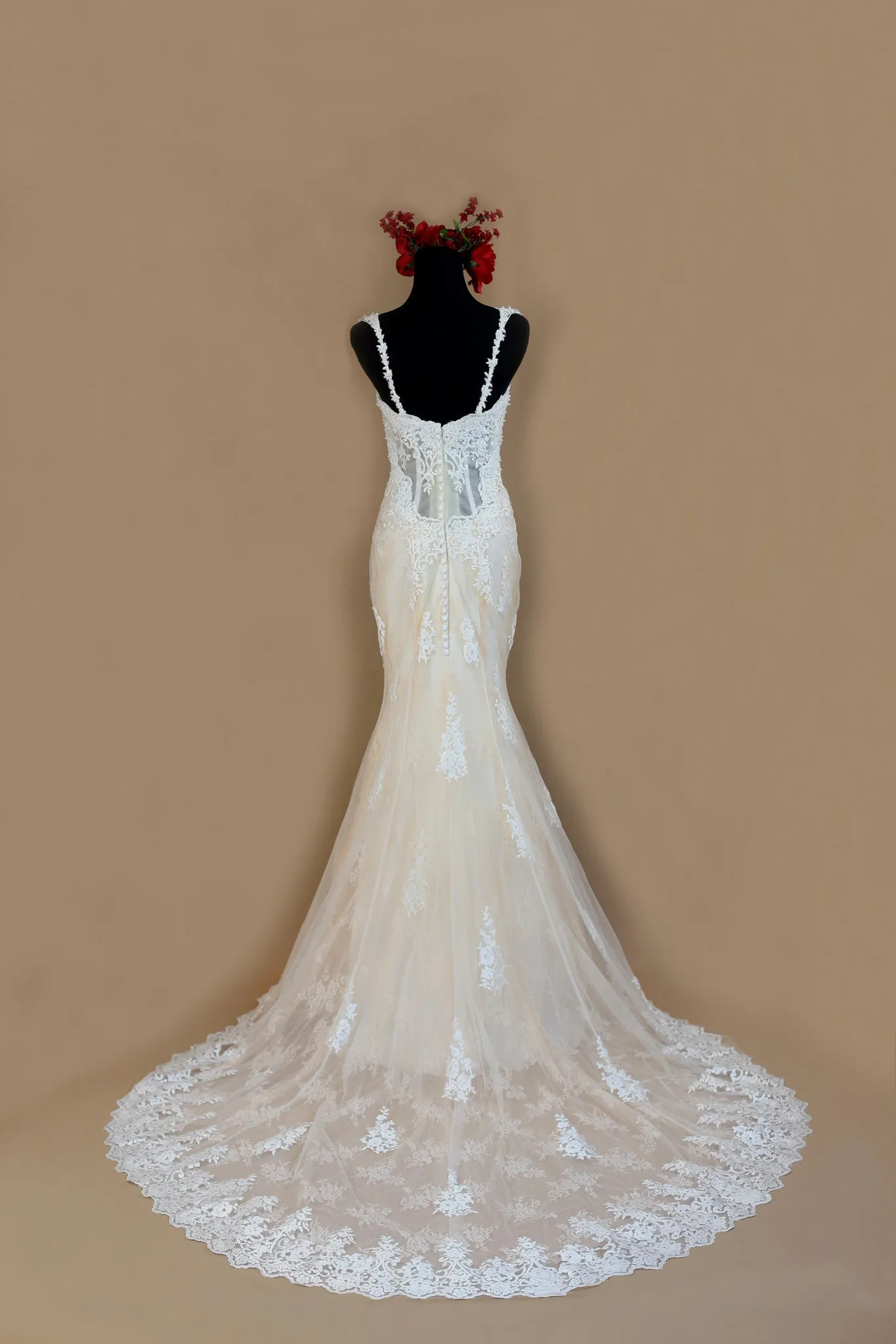 Lace Mermaid Wedding Dress (#Nicole)