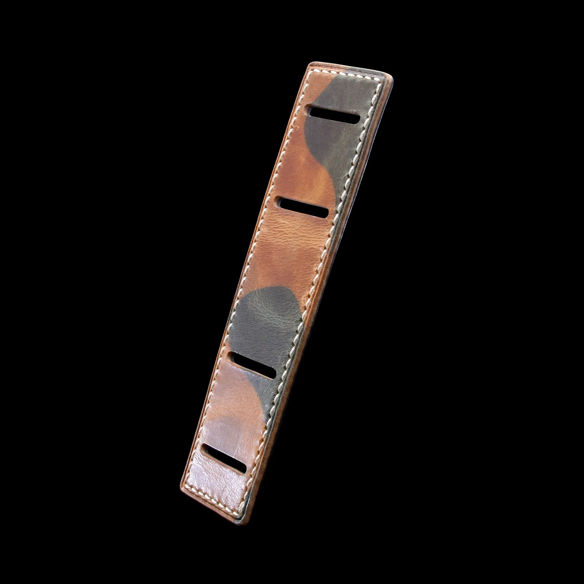 Leather Bund Pad, Newman Style Military 101