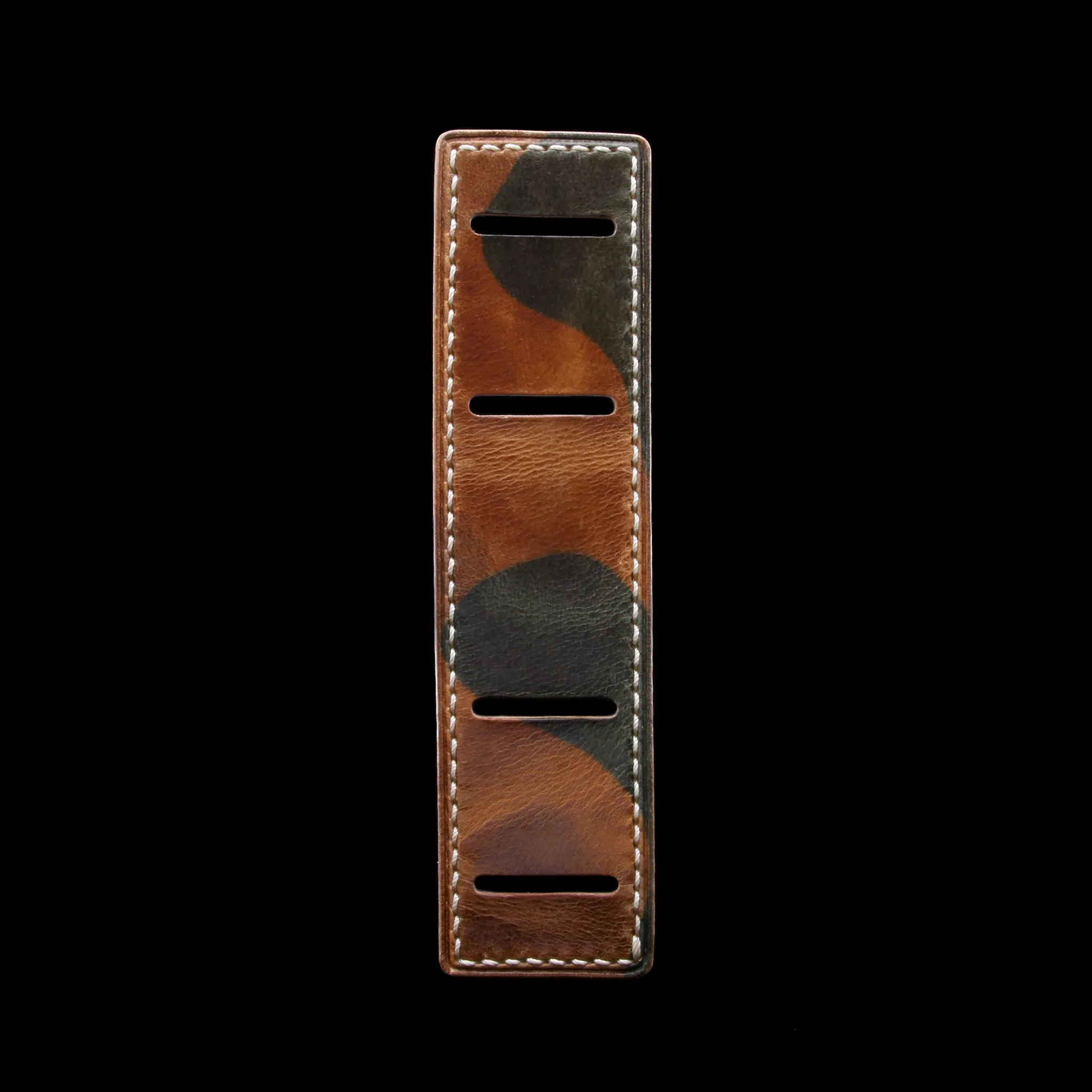 Leather Bund Pad, Newman Style Military 101