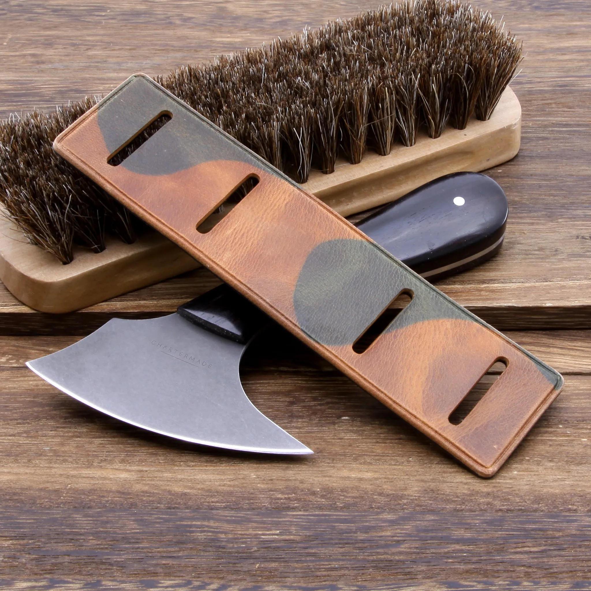 Leather Bund Pad, Newman Style Military 101
