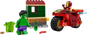 Lego Iron Man with Bike and The Hulk (76287)